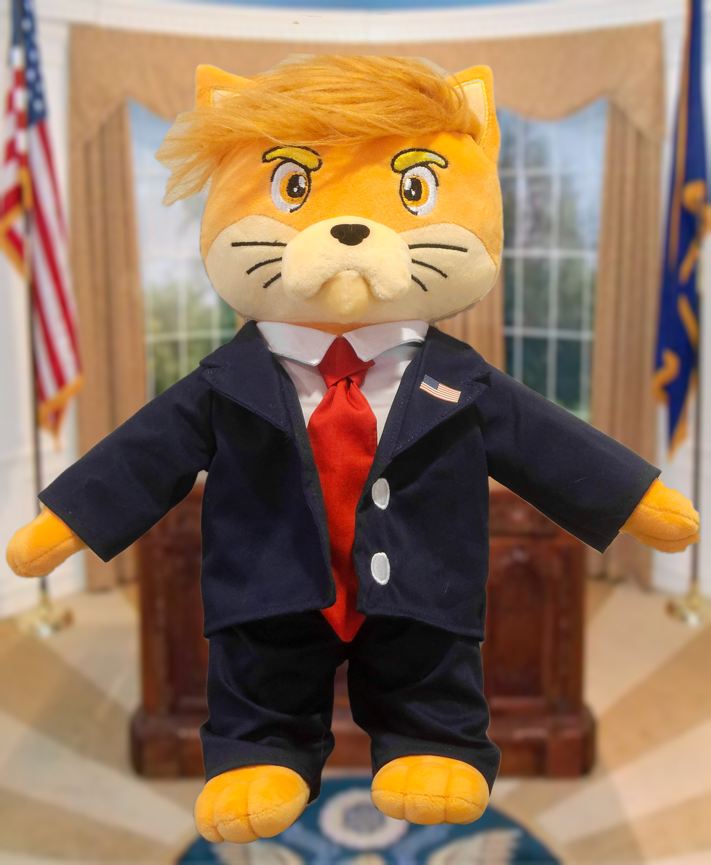 Pawsident Trumpaw Cat & Dog Plush Bundle – Collector’s Gift Set